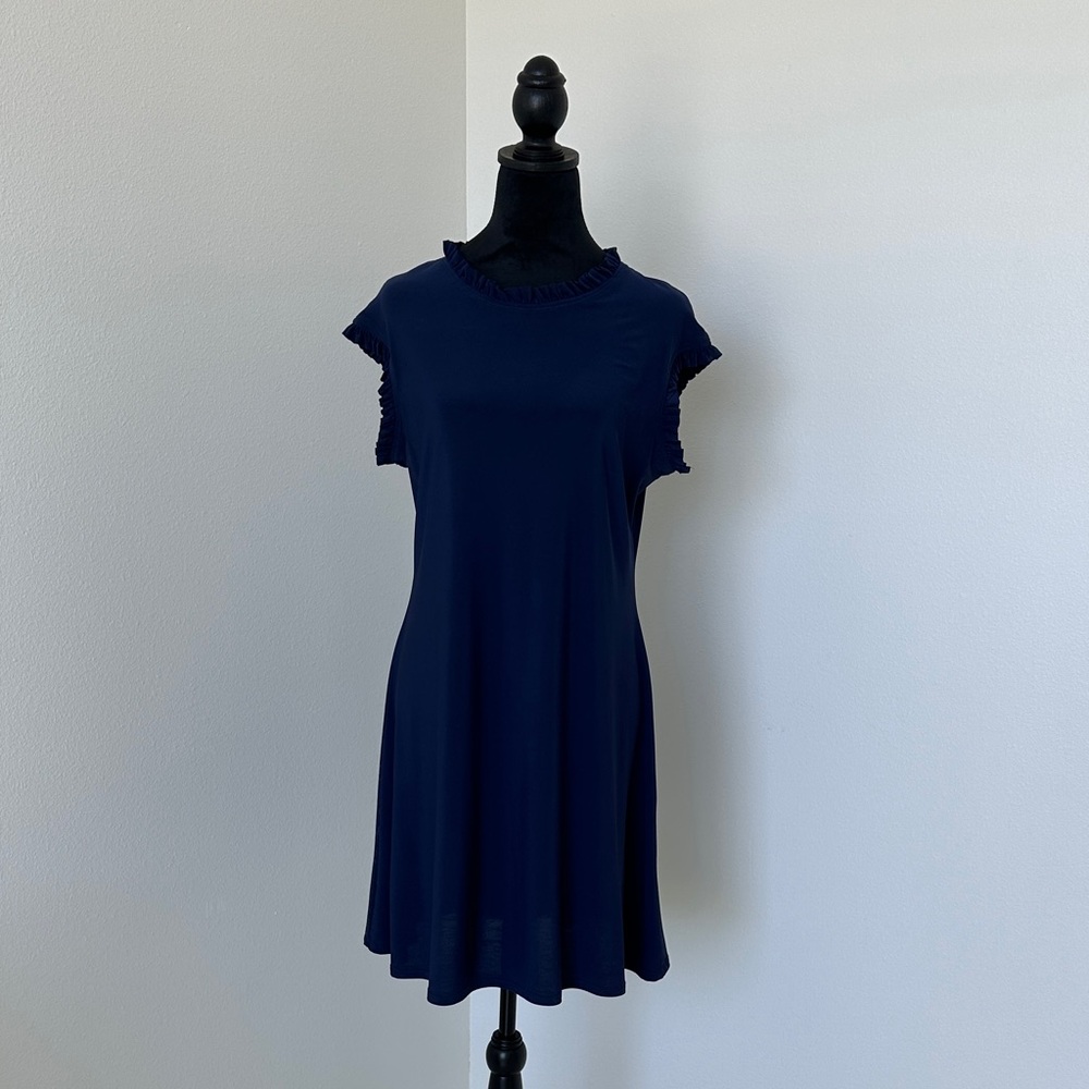 Navy Blue Mini Dress